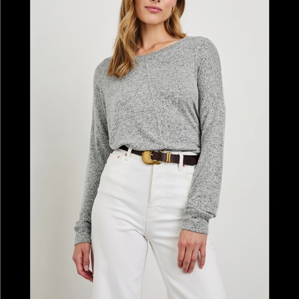 Rails Heathered Knit Sweater Iggy X-Large ice melange - Picture 2 of 6